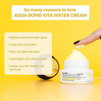 Belif - Aqua bomb vita water cream