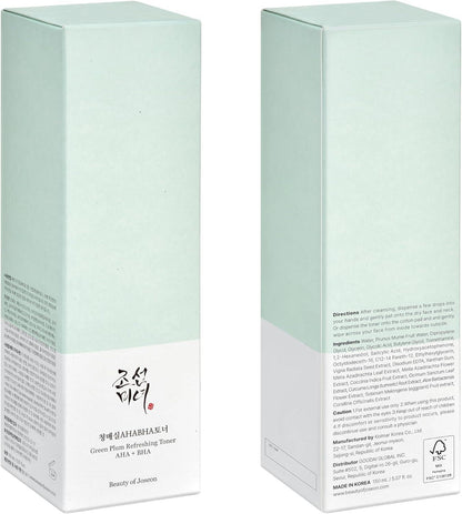 Beauty Of Joseon - Green Plum Refreshing Toner : AHA + BHA